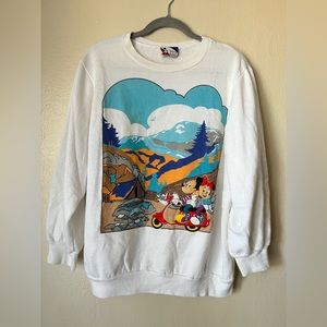 Vintage Disney 80’s Mickey & Minnie crewneck